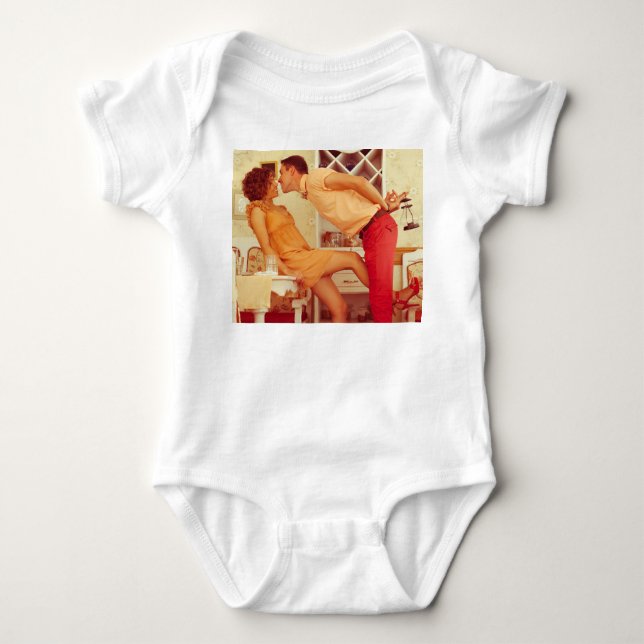 Trendig vintage café. t shirt (Framsida)