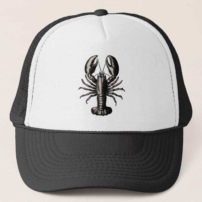 Trendig vintage Lobster Keps (Framsida)