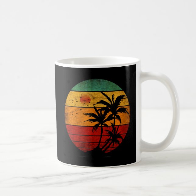 trendig vintage Sommartid Kaffemugg (Höger)