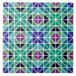 Trendig Vintage Triangle Mosaic Ceramic Tile Kakelplatta