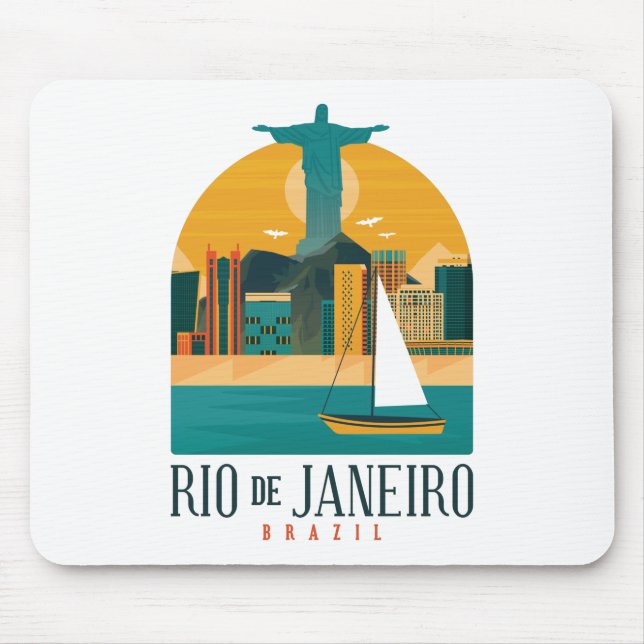 Trendig: Vintagen Rio de Janeiro i Brasilien Musmatta (Framsidan)