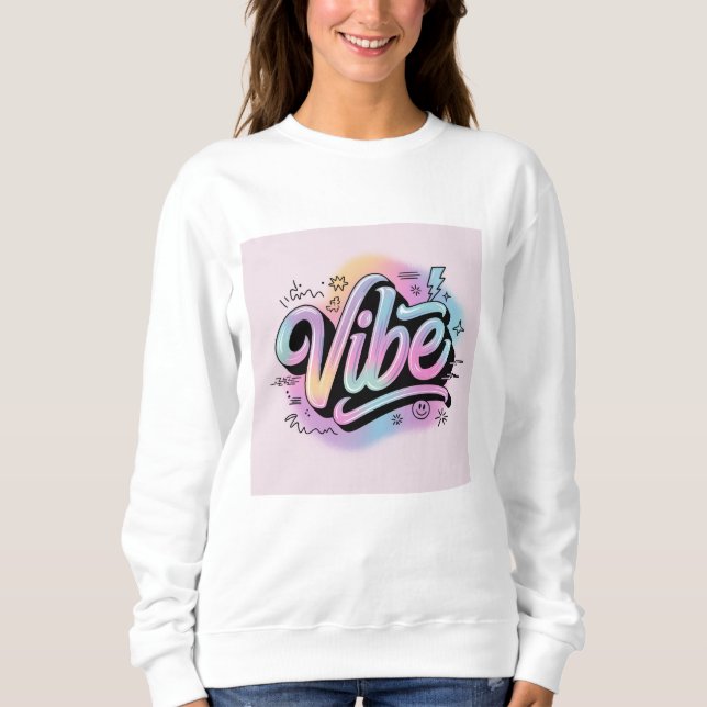 Trendig vit outfit t shirt (Framsida)