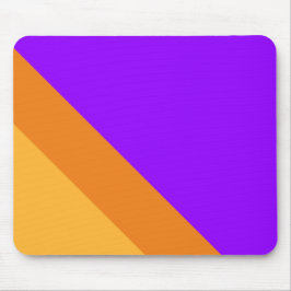 Trendig Vivid Bright Lila Orange Gult Rand Musmatta