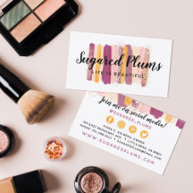 Trendig Watercolor Plum Lila & Guld Social Media