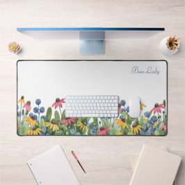 Trendig, Watercolor Wildblommor Gräns Mönster
