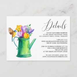 Trendig Wating kan Bröllop informationskort för bl Tilläggskort