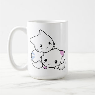 Trendig Whiskers: Kärlek Cat Mugg