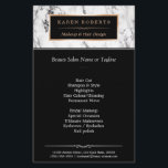 Trendig White Marble Makeup & Hair Beauty Salon Flygblad<br><div class="desc">Trendig White Marble Makeup & Hair Beauty Salon Flyer. (1) Om du vill göra ytterligare anpassningar klickar du på länken "anpassa ytterligare" och användor verktyg som är utformat för att ändra mallen. (2) Kontakta mig om du behöver hjälp eller matchande artiklar.</div>
