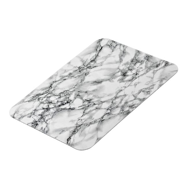 Trendig White Marble Stone Magnet (Vänstra Sidan)