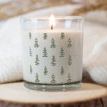 Trendig Winter | JULGRAN MÖNSTER Fyrkantigt Klistermärke<br><div class="desc">Trendig Winter | JULGRAN MÖNSTER</div>