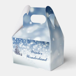 Trendig Wintry Winter Wonderland Presentaskar