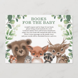 Trendig Woodland Animals Forest Bokar för Baby Tilläggskort