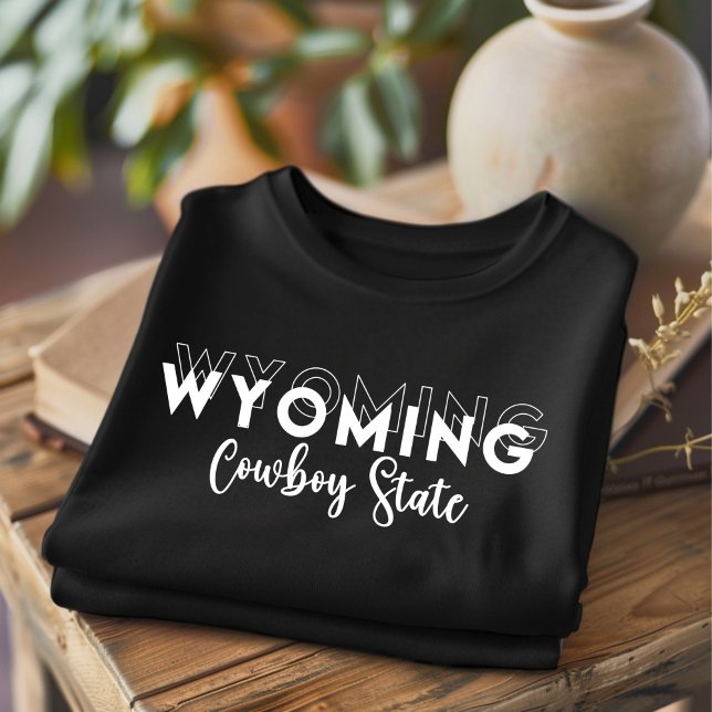 Trendig Wyoming Cowboystat T-Shirt (Skapare uppladdad)