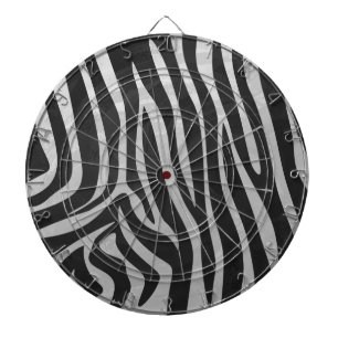 Trendig Zebra Animal Print Mönster skapat av Imag Darttavla