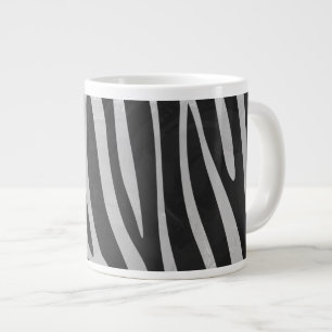 Trendig Zebra Animal Print Mönster skapat av Imagi Jumbo Mugg