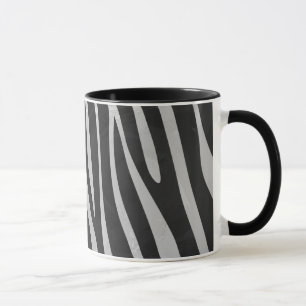 Trendig Zebra Animal Print Mönster skapat av Imagi Mugg