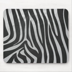 Trendig Zebra Animal Print Mönster skapat av Imagi Musmatta