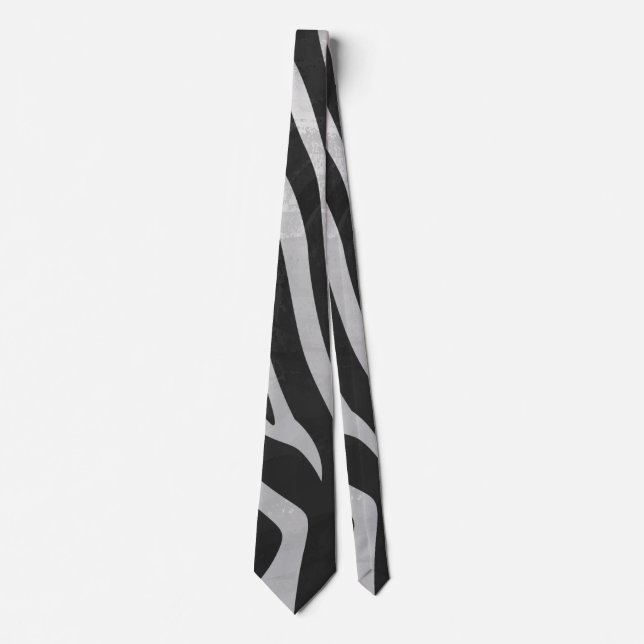 Trendig Zebra Animal Print Mönster skapat av Imagi Slips (Framsida)