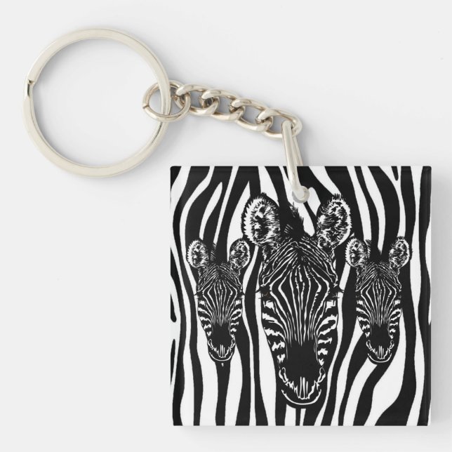Trendig Zebra Herd vid Zebra tryck (Framsidan)