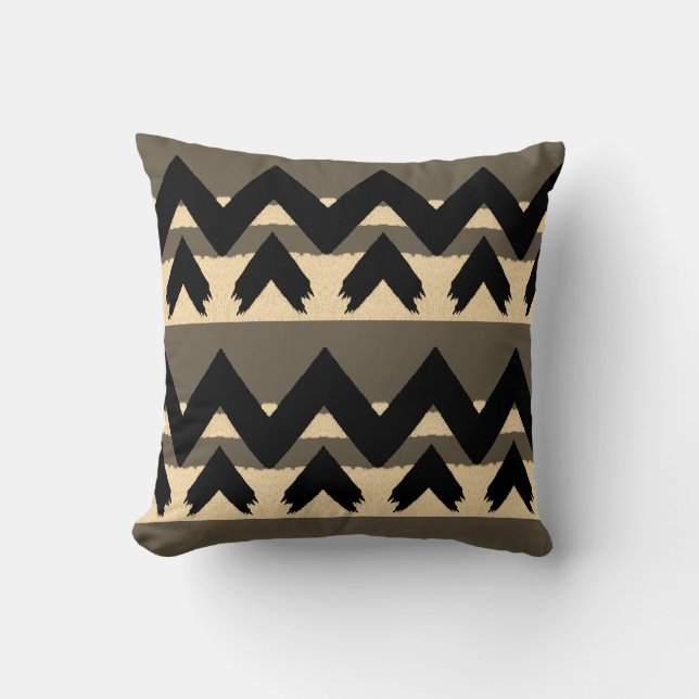 Trendig Zigzag Kudde (Framsida)