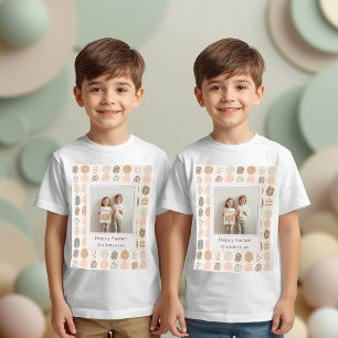 Trendiga barnpastellfärgade påskfoto   Personligt T Shirt