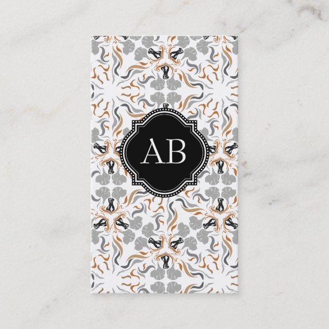 Trendiga Brunhundar Visitkort (Framsida)