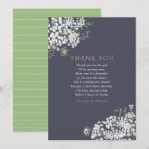 Trendiga färger Baby's Breath Baby Shower Tacks