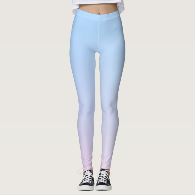 Trendiga Gradient Leggings (Framsida)
