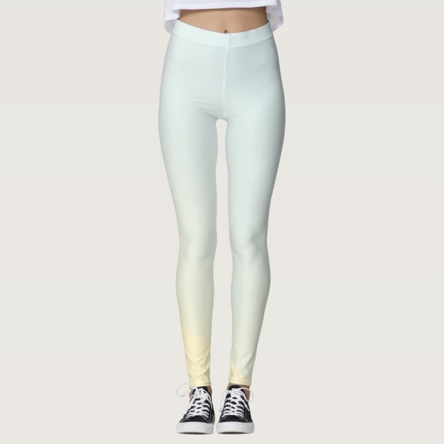 Trendiga Gradient Leggings (Framsida)