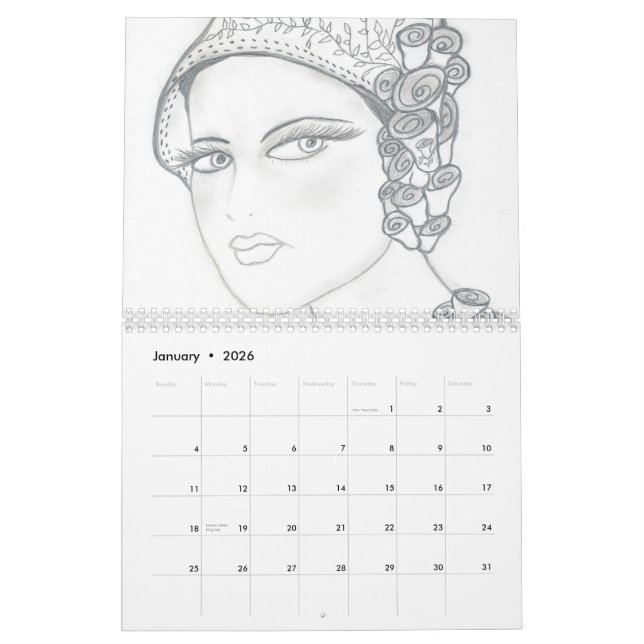 Trendiga klaffar kalender (Jan 2026)