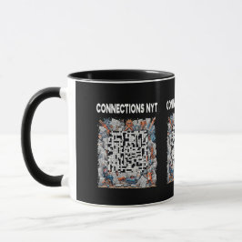 Trendiga Kopplingar NYT Design Svart Mugg