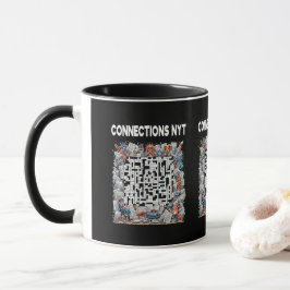 Trendiga Kopplingar NYT Design Svart Mugg