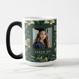 Trendiga Lilies Blommig Make Examenpresent Magisk Mugg