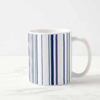 Trendiga Moderna Ränder Kaffemugg