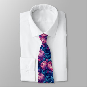 Trendiga presenter till honom Peonies blomma Slips