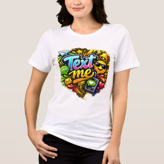 Trendiga vita t-shirts för kvinnor