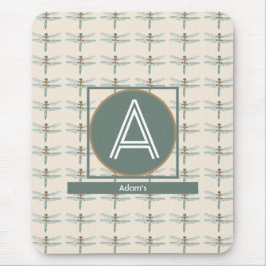 TRENDIGET anpassningsbar BEIGE DRAGONFLY Musmatta