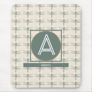 TRENDIGET anpassningsbar BEIGE DRAGONFLY Musmatta