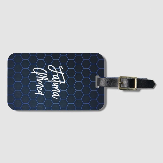 trendiget anpassningsbar Luggage Tag  enkel chic t Bagagebricka (Framsida horisontal)