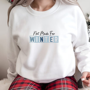 Trendiget är inte tillverkat för Winter Print Swea T Shirt