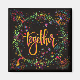 Trendiget är unikt och färglöst magnet