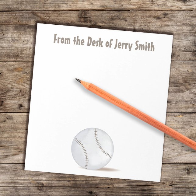 Trendiget Athletic Baseball Modern Vintage Sport Anteckningsblock (Skapare uppladdad)