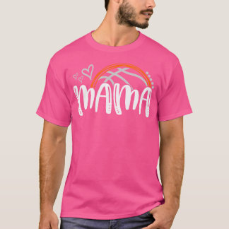 Trendiget Basketball Mamma Family Wo Basketball He T Shirt
