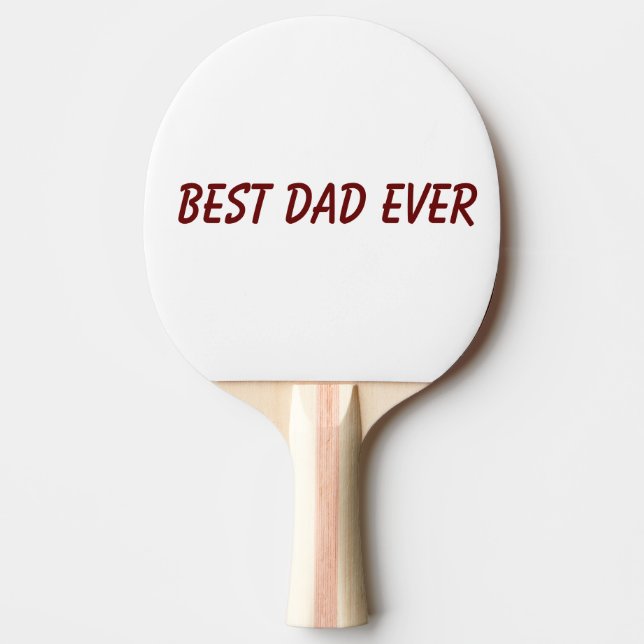 Trendiget Best Pappa någonsin Fars dag Birthday Gi Pingisracket (Framsidan)