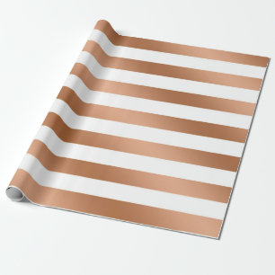 Trendiget Bröllop i det moderna Ro-guldfettet Rand Presentpapper