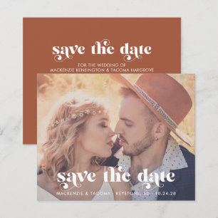 Trendiget Budget Modern Photo Save Date