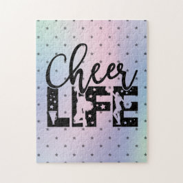 Trendiget CheerLedare Typografi Cute Ombre Gradien Pussel