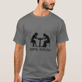 Trendiget Chess Game Tänka Ahead School Chess Klub T Shirt