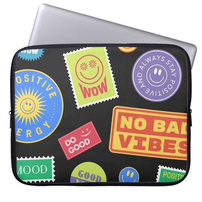Trendiget coola - korrigerar design. Abstraktens b Laptop Fodral (Framsidan)