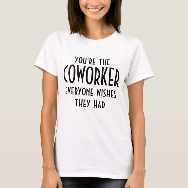 Trendiget Coworking Best Friend Birthday Humor T Shirt (Framsida)